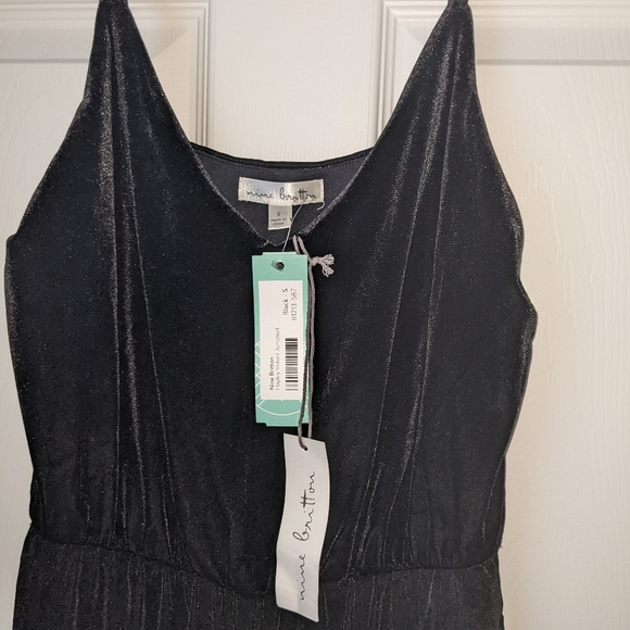 nine britton Pants - NWT Nine Britton Velvet Jumpsuit